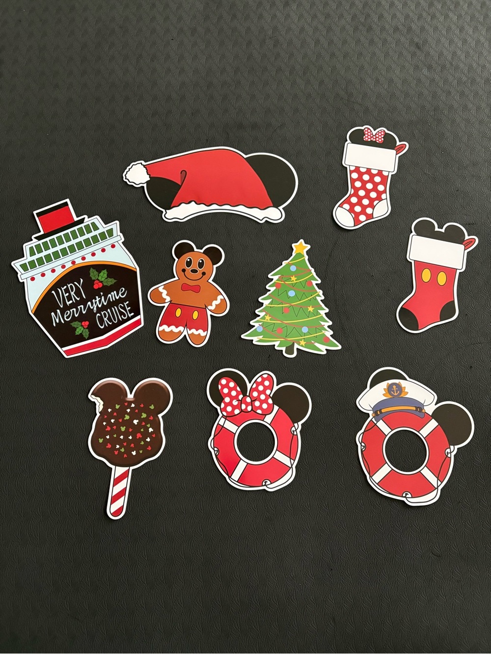 Disney Cruise Holiday Magnet Set